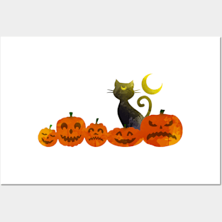 Halloween Inspired Silhouette Posters and Art